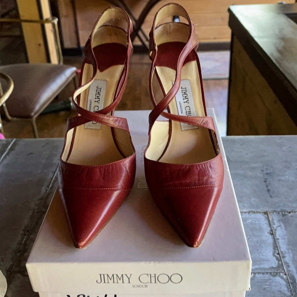 Blood Kid Leather Jimmy Choo  Shoes